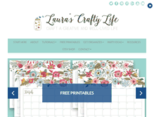 Tablet Screenshot of laurascraftylife.com